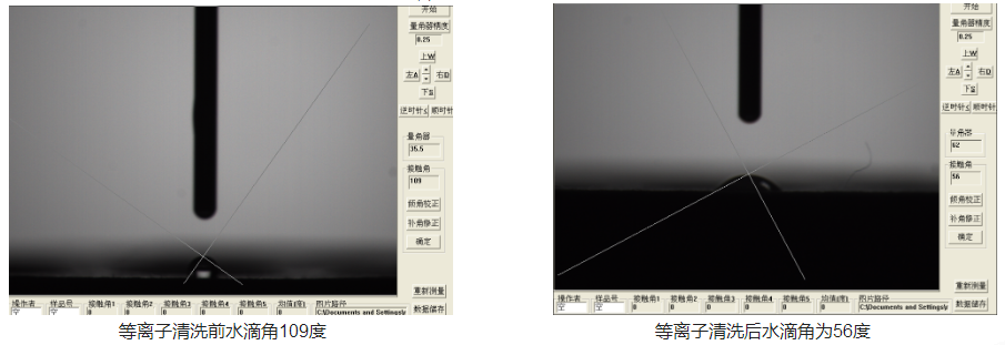 图3-羞羞网站在线看羞羞视频在线播放机处理的军工连接器底座水滴角变化